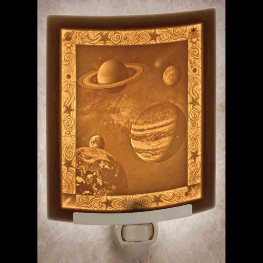 Celestial Bodies Lithophane Night Light