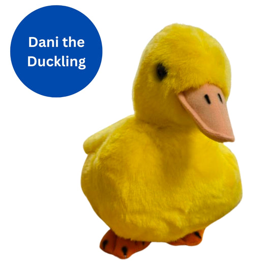 Stuffed Animal Plushie Dani the Duckling