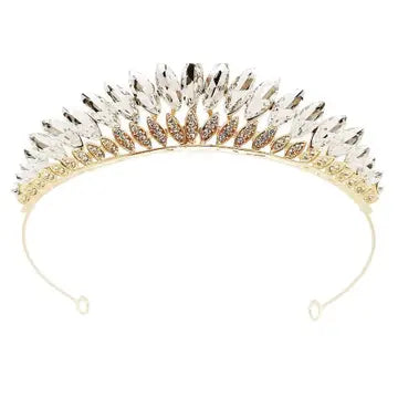 Low Profile Marquise Rhinestone Cloud Tiara