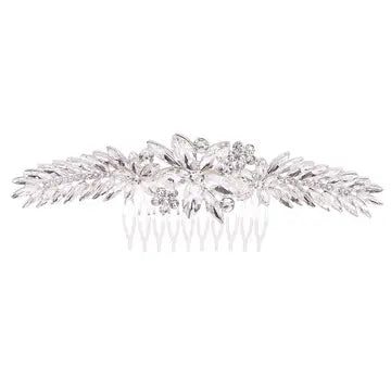 Marquise Daisy Bay Stretch Rhinestone Comb