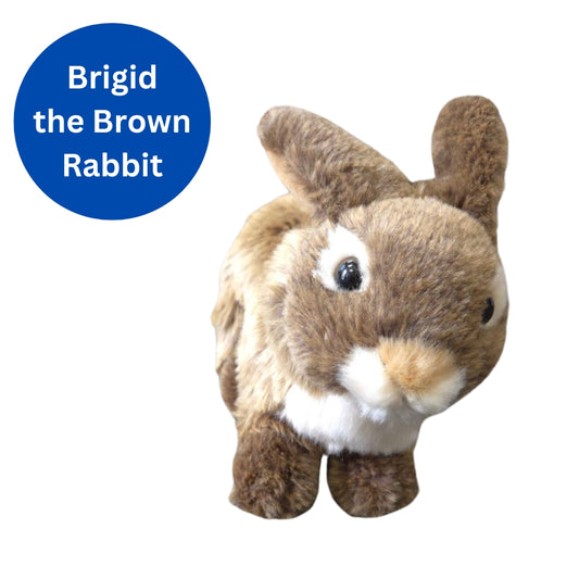 Stuffed Animal Plushie Brigid the Brown Rabbit