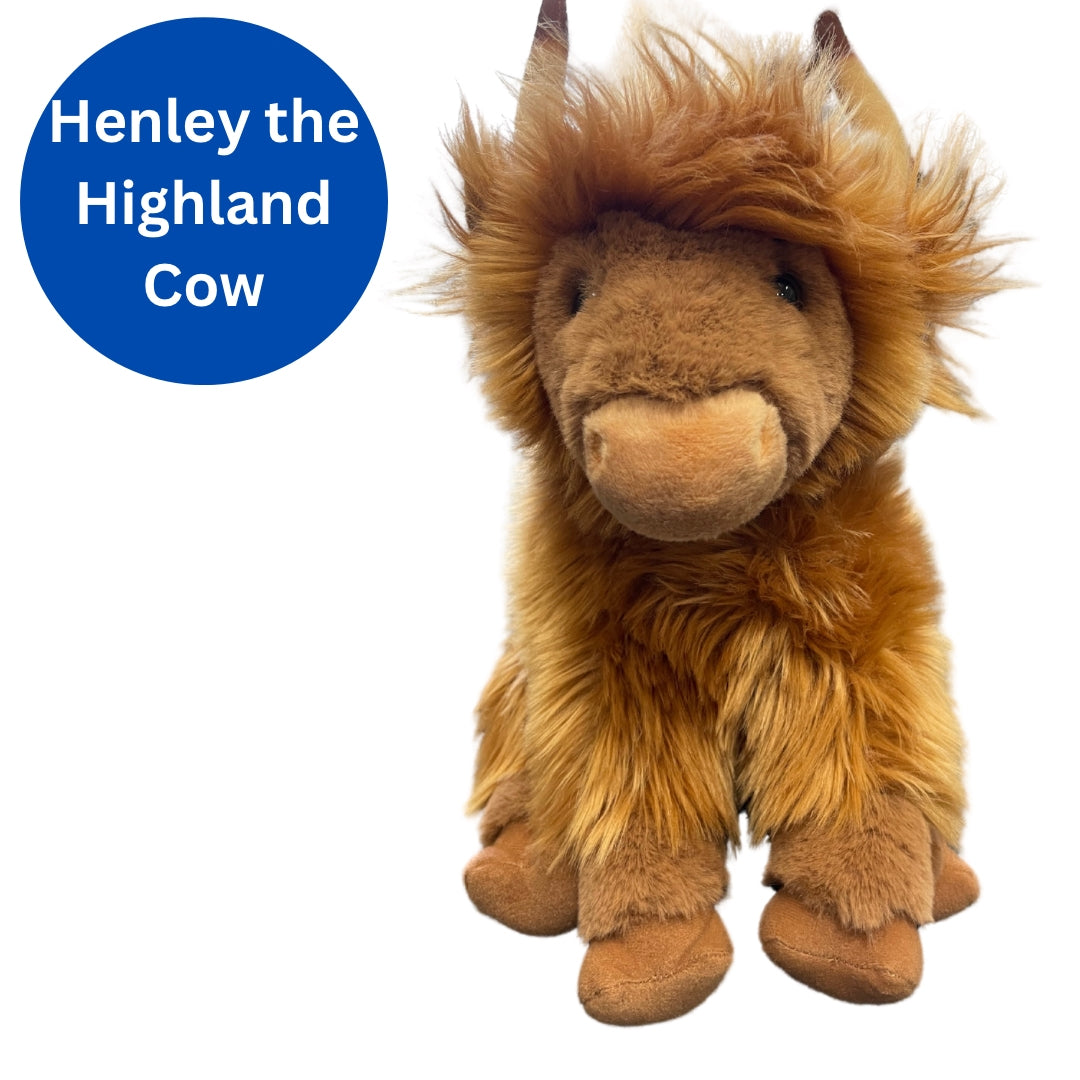 Stuffed Animal Plushie Henley the Highland Cow