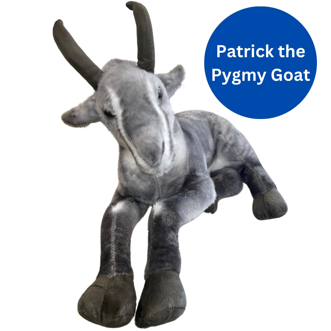 Stuffed Animal Plushie Patrick the Pygmy Goat