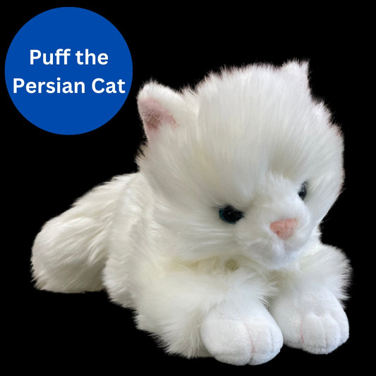 Stuffed Animal Plushie Puff the Persian Cat