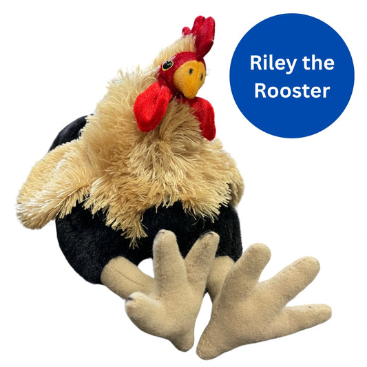 Stuffed Animal Plushie Riley the Rooster