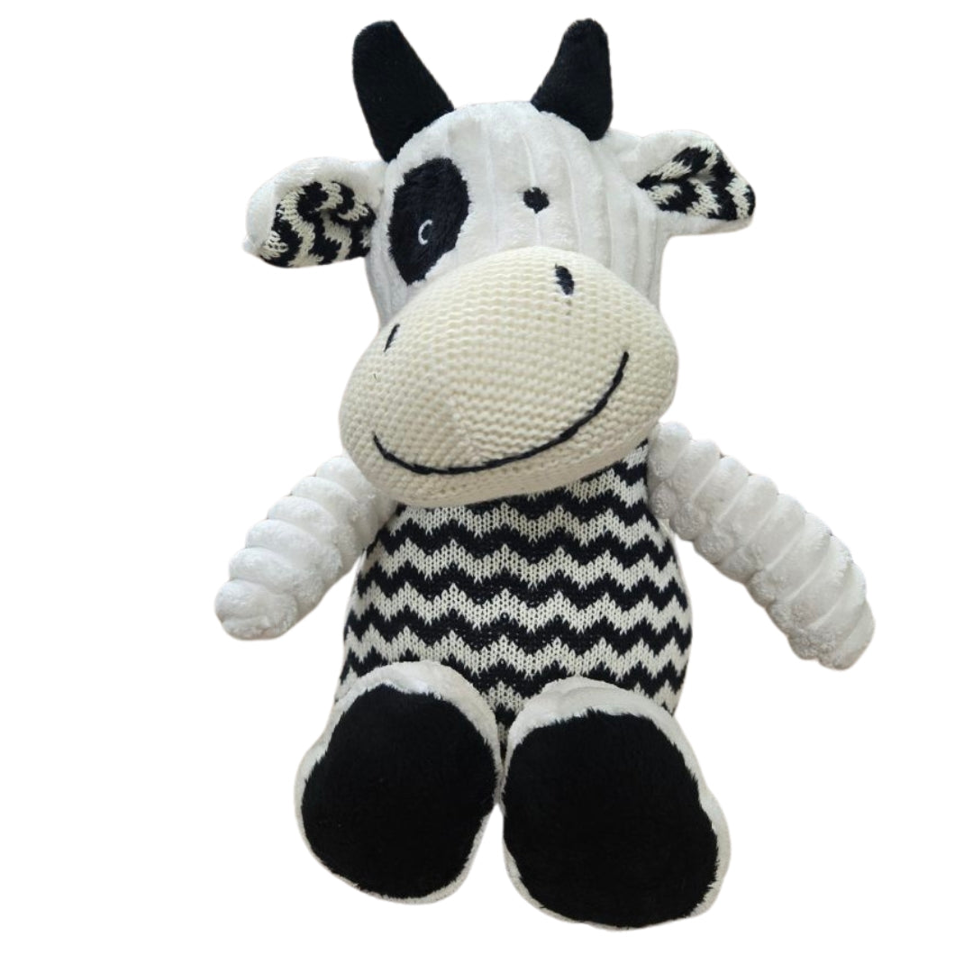 Stuffed Animal Plushie - Curduroy Cow